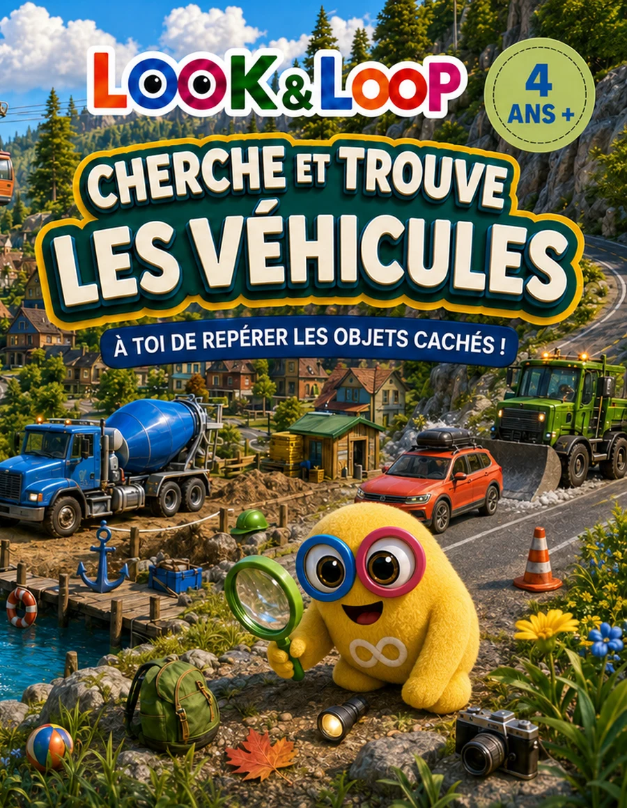 Couverture du livre Cherche et trouve - Les véhicules